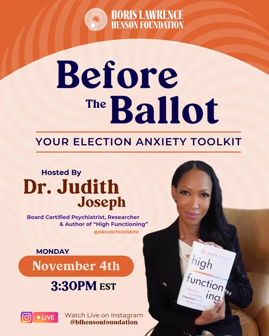 What You’ll Gain:

📷Calming tools and pro tips to stay centered and tune out election-day stress

📷 A self-care and empowerment plan to keep you grounded, no matter the outcome

📷 Helpful strategies for confidently interacting with differing opinions

📷 Insights for maintaining a positive mindset from the first ballot to the final count

📷 Don’t miss this chance to learn new ways to take control of your joy during Election Day! Whether it’s your first time voting or you’re a seasoned voter, we’ll show you how to stay centered through it all.

Let’s face this election season together! Hit that reminder and get ready for insights you won’t find anywhere else.

📷 Tune in on IG Live – see you there!