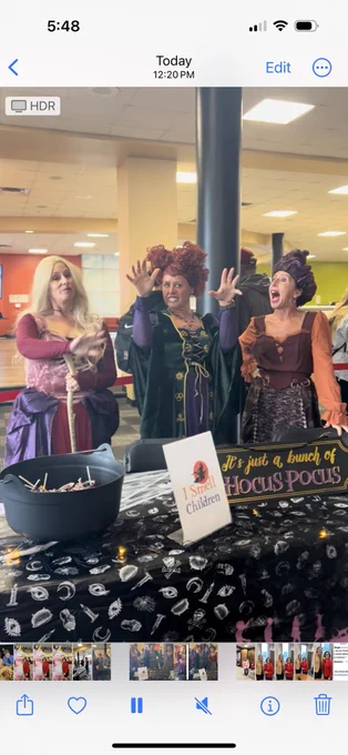 The witches’ brew!