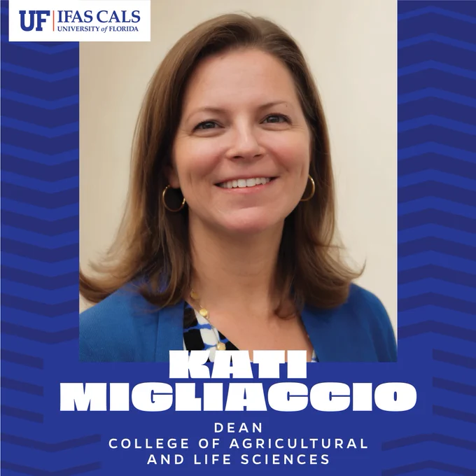 "Kati Migliaccio"

"Dean College of Agricultural and Life Sciences"

Kati Migliaccio smiling for a photo.