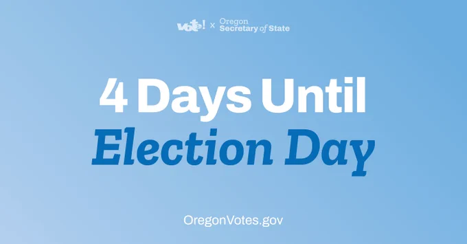 4 days until Election Day!
