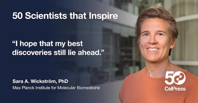 Quote by Dr. Sara A. Wickström: "I hope that my best discoveries still lie ahead."