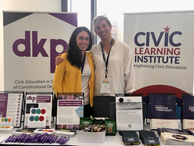 An image of the Project Zero Civic Learning Institute at the Rural Ed Forum Conference.