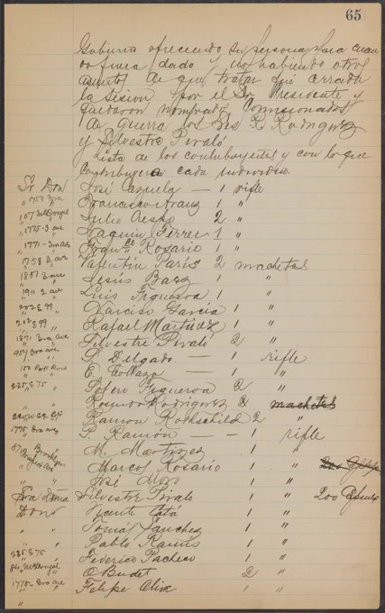 Meeting minutes handwritten by Arturo Schomburg. Digital Collection Image 1941531

