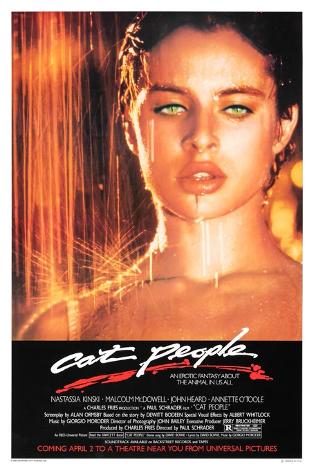 Movie poster for Cat People (1982)