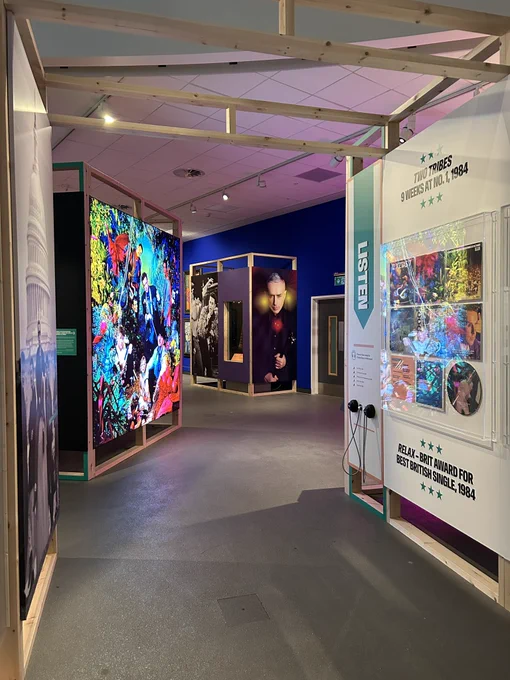 Inside the Holly Johnson exhibition.