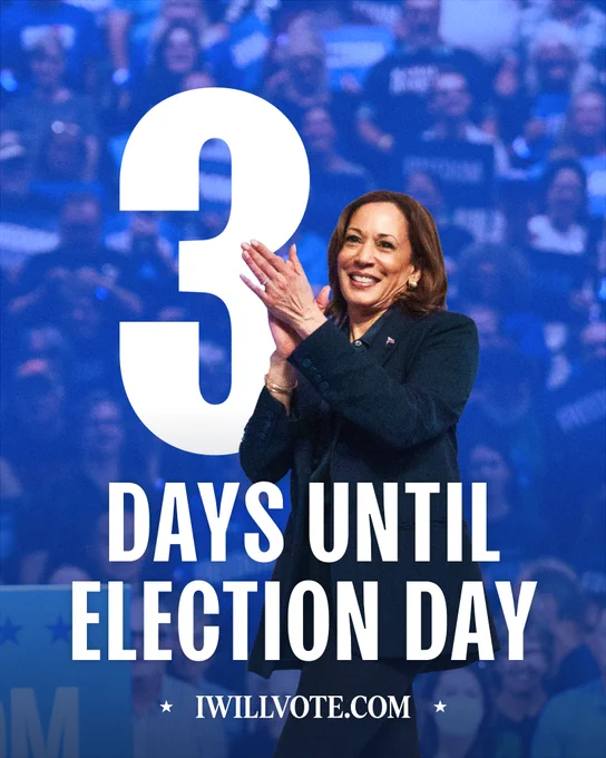 3 DAYS UNTIL ELECTION DAY

IWILLVOTE.COM