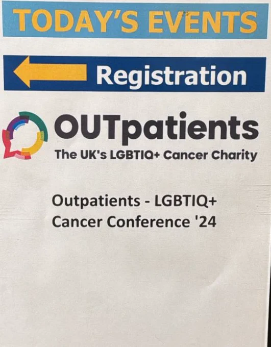 Poster to advertise an LGBTIQ  charity conference