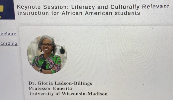 Dr. Gloria Ladson – Billings biography on the DABC Conference Site