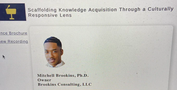 Dr. Mitchell Brookins biography on the DABC Conference Site