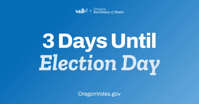 3 days until Election Day!