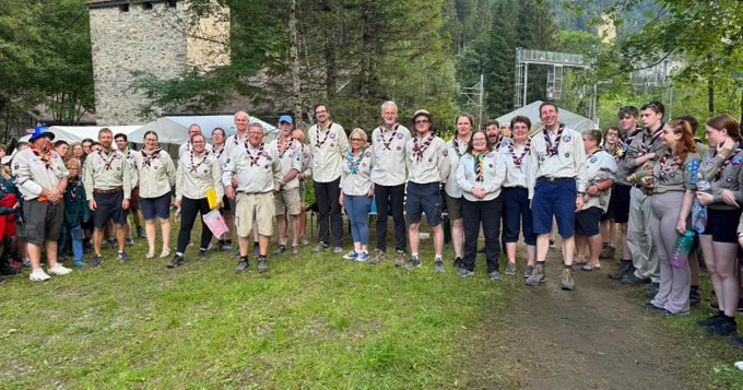 The adult leadership team for #KISC24