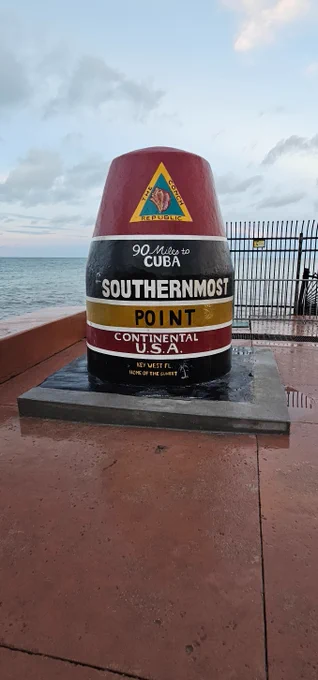 🌊 Lots of waves crashing around the Southernmost Point Buoy today in Key West! People are lining up to capture that iconic splashy selfie! 📸 Who’s got some epic pics from this spot? Drop them below! 👇

#SouthernmostPoint #KeyWest #IconicSelfie #WaveAction #IslandVibes #FloridaKeys #AdventureShots #SouthernmostPointBuoy #Resilience #IslandStrength #OceanPower #IconicLandmark #KeyWestWeather #IslandLife