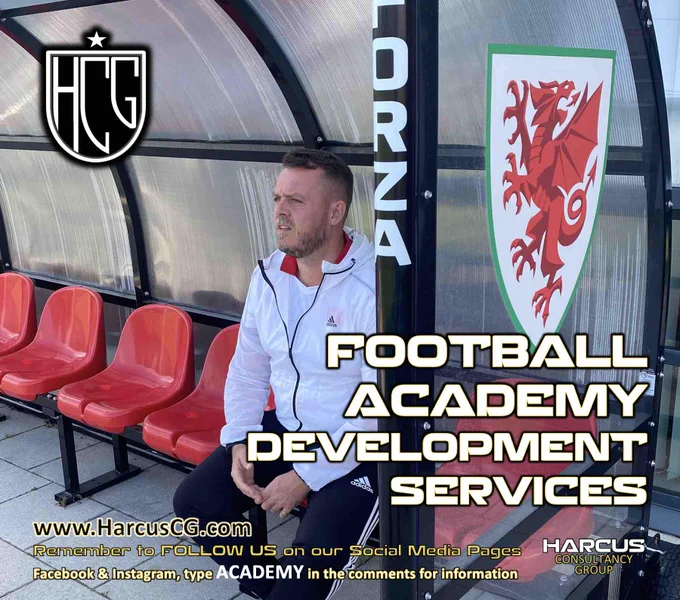 Harcus Consultancy Group’s Richard harcus watching a football academy training