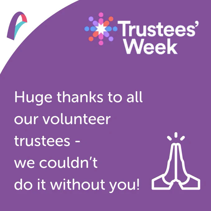Trustees' Week: Huge thanks to all our volunteer trustees - we couldn't do it without you!