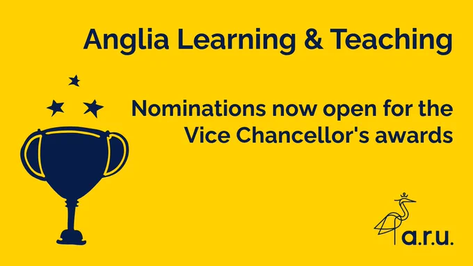 Anglia Learning and Teaching Nominations now open for the VC awards