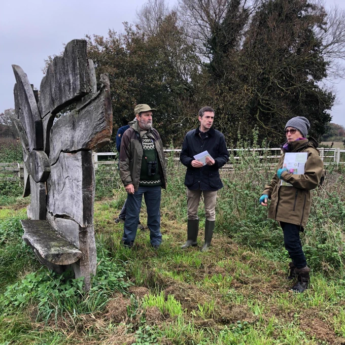 Adrian Ramsay meets Little Ouse headwaters project trustees