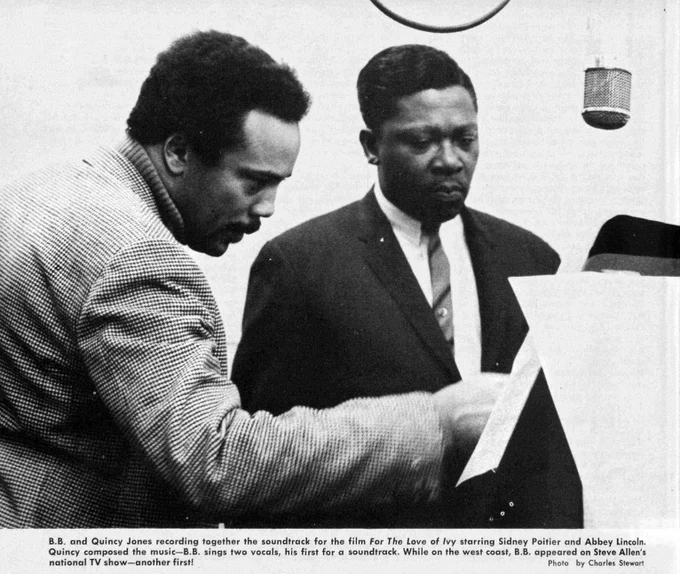 With B.B. King (Jazz & Pop July 1968)