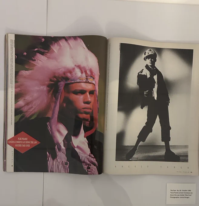 photos of exhibition in the Level 4 Gallery, Hartley - Styling the 80s