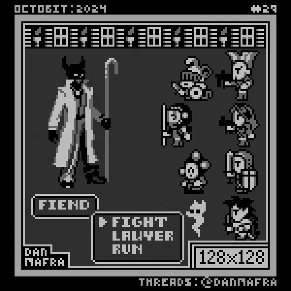 Dan Mafra // Octobit 2024 // #29 // 1-bit // Threads and Instagram: @danmafra. Follow me! // Share it with your friends. : )
