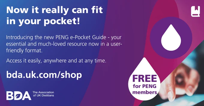 Now it really can fit in your pocket! Introducing the new PENG e-Pocket Guide, your essential and much-loved resource now in a user-friendly format. Access it easily, anywhere and at any time. bda.uk.com/shop. FREE for PENG members.