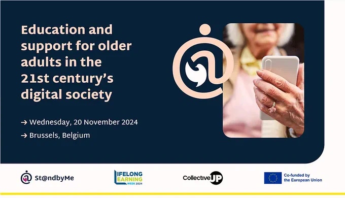 Education and support for older adults in the 21st century's digital society
- Wednesday, 20 November 2024
- Brussels, Belgium