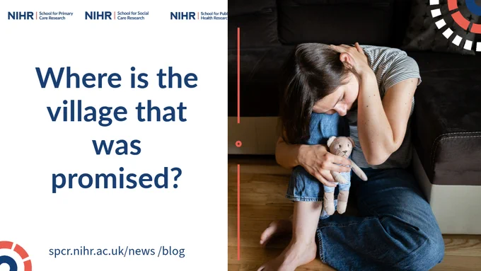Mental Health Fellowship award holder Ruth Naughton-Doe shares a video called 'Where is the village that was promised?' that focuses on perinatal loneliness: https://bit.ly/3YSpHY8