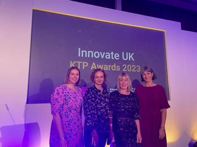 Our KTP team at the Innovate UK KTP Awards 2023