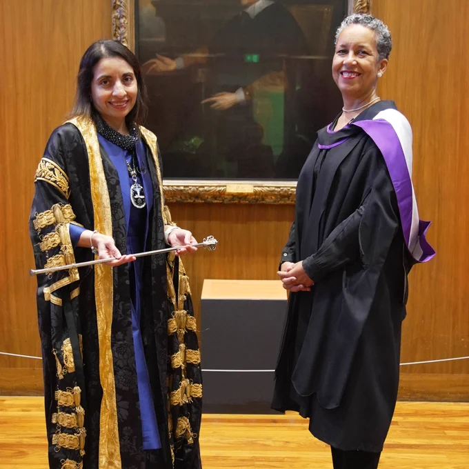 Dr Mumtaz Patel and Professor Avan Aihie Sayer
