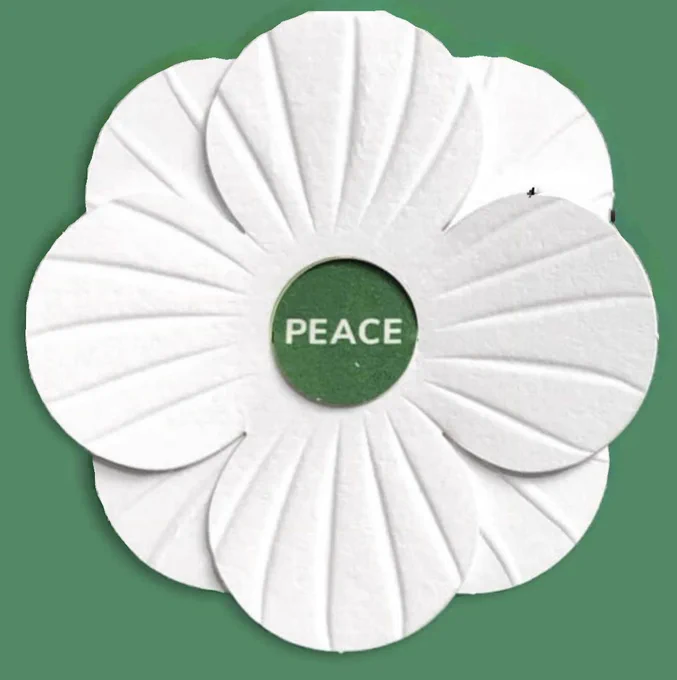 White poppy from Peace Pledge Union