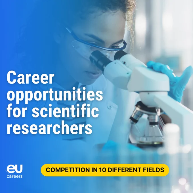 Career opportunities for scientific researchers. Competition in 10 different fields. 