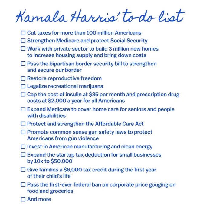 Kamala will cut taxes for 100 million Americans 