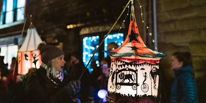 Image: Lantern at the Winter Parade.