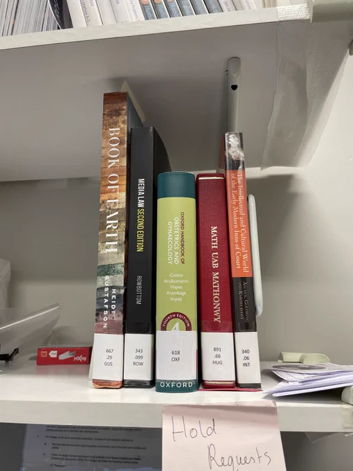 Hold shelf