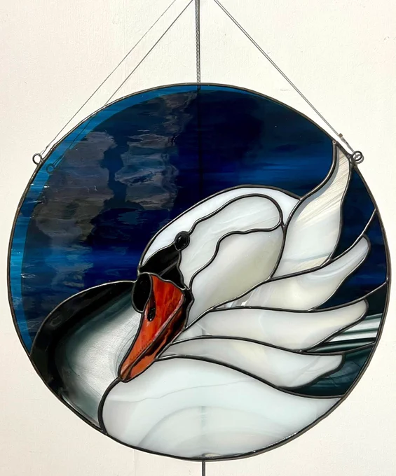 Glassart Mute Swan