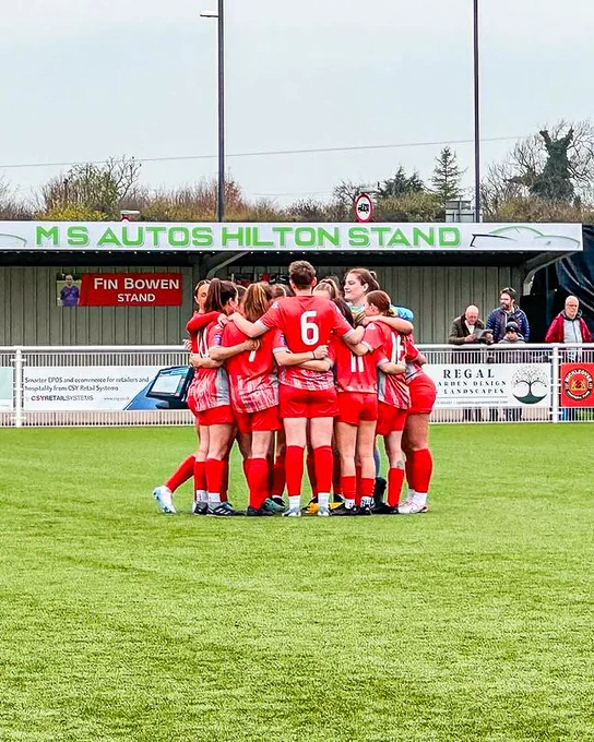 An image of Leafield Athletic during their Adobe Women's FA Cup first round proper match