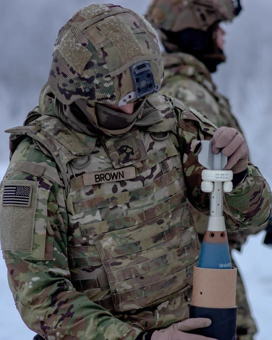 Soldiers with 1-5 IN conduct Mortar Training and Evaluation Program (MORTEP) in the Yukon Training Area (YTA)