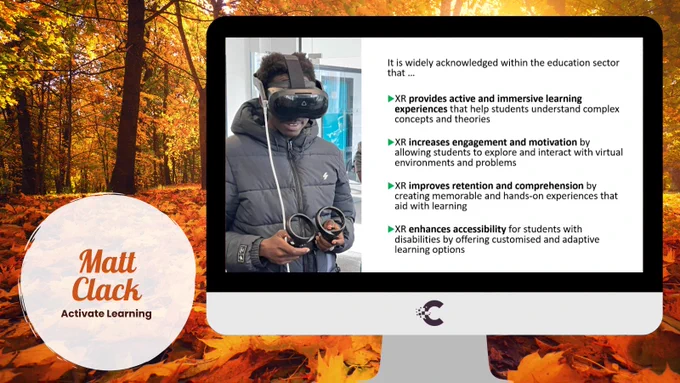 It is widely acknowledged within the education sector that:
- XR provides active and immersive learning experiences that help students understand complex concepts and theories
- XR increases engagement and motivation by allowing students to explore and interact with virtual environments and problems
- XR improves retention and comprehension by creating memorable and hands-on experiences that aid with learning
- XR enhances accessibility for students with disabilities by offering customised and adaptive learning options
