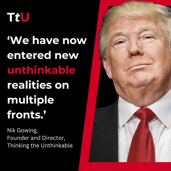 President Trump unthinkable reality