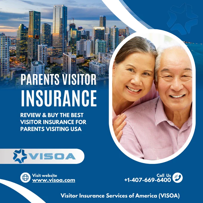 Visitors Insurance is ideal for visitors to the USA, foreign travelers visiting America, or Indian parents visiting the USA, or for foreign relatives traveling to the United States, or anyone traveling outside their home country. Review top-rated visitors insurance plans and buy the best suited coverage for visitors to the USA, top-rated plans with sickness or injury benefits, quote cost and instantly purchase Visitor Insurance India to USA today on VISOA.com.