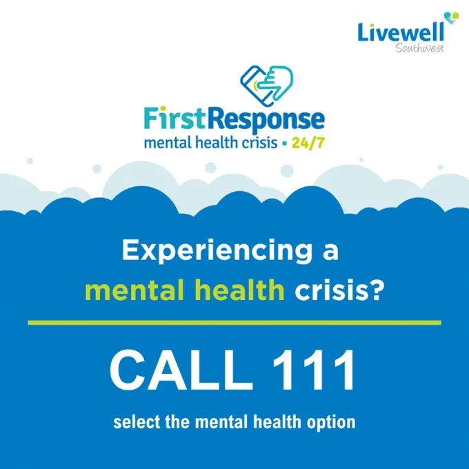 Experiencing a mental health crisis? Call 111 and select the mental health option