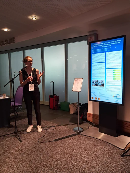 Dr Claudia presenting at Aspih 2024 