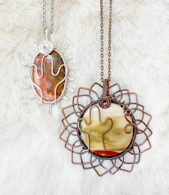 Crazy lace agate & mookaite 💛