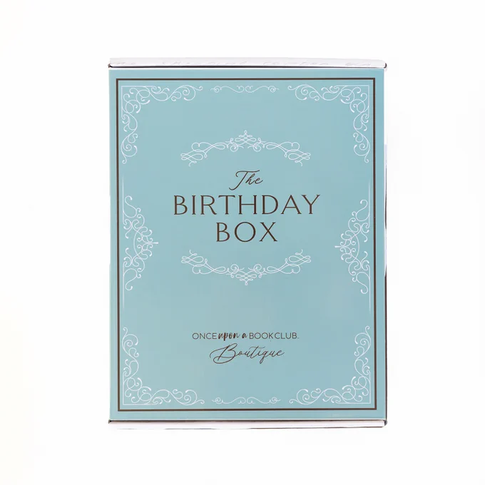 The Birthday Box Once Upon a Book Club Boutique - light blue box