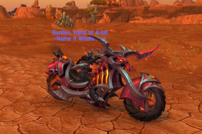  Hateforged Blazecycle code giveaway 
🎮NA & EU How to enter: 

❤️Like 
🔁Retweet 
✅Follow 
✍️Comment the class with the best tmog  
⏳ Ends Nov 11th ⌛️  

💸More giveaways twitch.tv/TheBunten #Warcraft #WoW_Partner #TheWarWithin