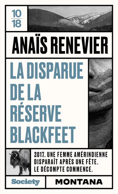 Couverture de La disparue de la réserve Blackfeet