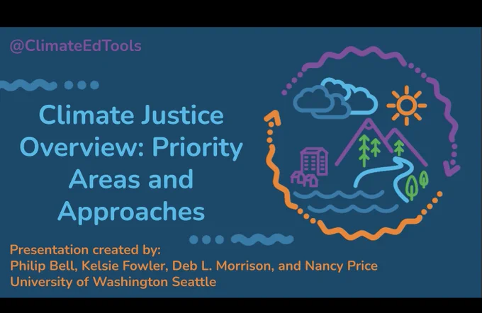 Climate Justice Overview: Priority Areas and Approaches


Presentation created by: 
Philip Bell, Kelsie Fowler, Deb L. Morrison, and Nancy Price
University of Washington Seattle 			