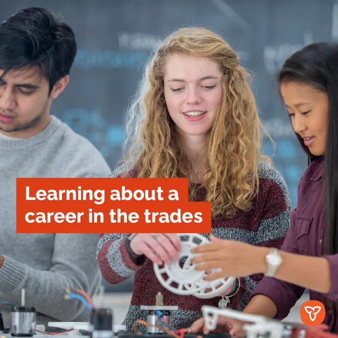 Learning about a career in the trades