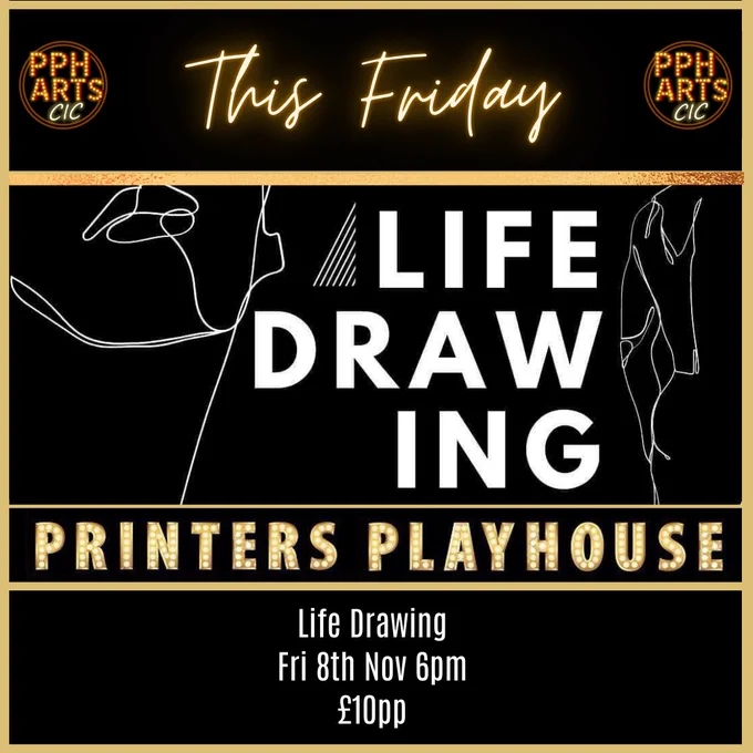 Life Drawing, Fri 8th Nov, 6pm