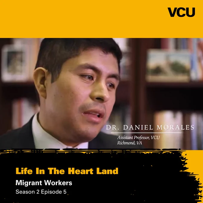 screen shot of daniel morales being interviewed / text as in post