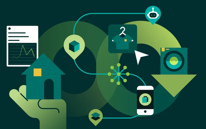 Titel der acatech Studie "Digitale Enabler der Kreislaufwirtschaft"